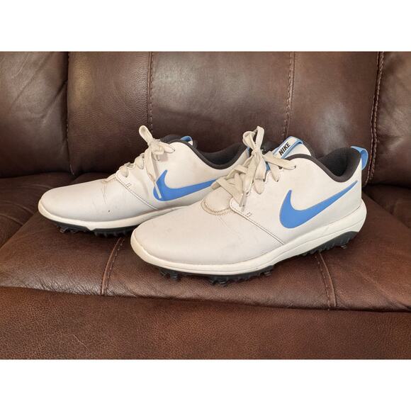 Nike Tour Premiere Golf Shoes Men’s Size 7.5 White Blue AR5580-105